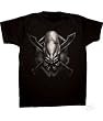 Halo 3 Alien Shield Faded T-shirt Black