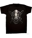 Halo 3 Alien Shield Faded T-shirt Black