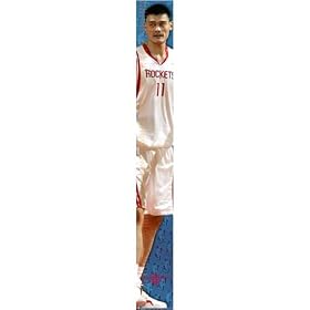 Yao Ming Houston Rockets Kids NBA Growth Chart by 