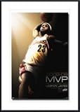 2009 MVP - LeBron James by unknown 22.00X34.00 Framed with Black Metal Frame