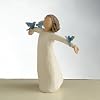 Willow Tree Happiness Angel Figurine, Susan Lordi 26130