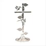 Spun glass hummingbird on cross - Style 29498