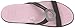 Crocs Women's Sanrah T-Strap Sandal,Espresso/Petal Pink,7 M US