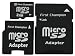 2GB MicroSD Secure Memory Card w/ Mini and SD adapters Image