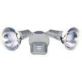  : Designers Edge L-995WH Outdoor Two-Light Downward Floodlight, 180-Degree Motion-Activated, White