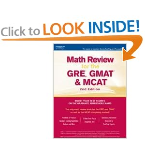 Math Review: GRE, GMAT, MCAT 2nd ed (Math Review for the Gre, Gmat & Mcat)