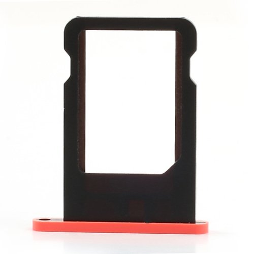 Smays for iPhone 5c SIM Card Tray Holder Repair Part (Hot Pink)