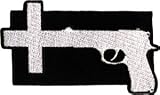 Nine Inch Nails NIN Gun Logo New Iron On Patch p2975