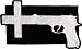 Nine Inch Nails NIN Gun Logo New Iron On Patch p2975