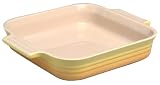 Le Creuset Stoneware 91/4-Inch Square Dish, Citrus