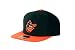MLB Men's Baltimore Orioles Cooperstown 400 Snapback Cap (Black/Orange, Adjustable)