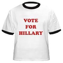 Vote For Hillary - Ringer T-Shirt by South Horizon