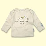 Can't Snowboard Yet Long-Sleeve Top, Natural, 6-12 months
