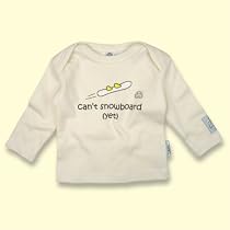 Can't Snowboard Yet Long-Sleeve Top, Natural, 6-12 months