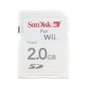 SanDisk Wii 2GB Secure Digital SD Gaming Memory Card - Bulk Packaging