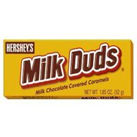 Hersheys Milk Duds Milk Chocolate Covered Caramels - 1.85 Oz  Box, 24 ea by Caramels