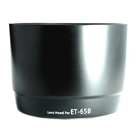 Maxsima - ET-65B Compatible Lens Hood for Canon EF 70-300mm f/4.5-5.6 DO IS USM, EF 70-300mm f/4.5-5.6 IS USM. LH-65B