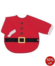 Father Christmas Coverall Bib