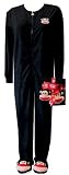 Paul Frank Julius Black Fleece Onesie Footie Pajama for women