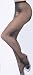1905Q Sheer Nylon Crotchless Pantyhose, Black, Plus Size