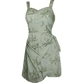 Trade Winds Hawaiian Aloha Sarong Dress