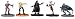 DC Heroclix Premiere Edition with Batman, Robin, Aquaman, Hawkman, Huntress, The Joker, Bane, Man-Bat, Clayface III, and Harley Quinn mini figures_s-2