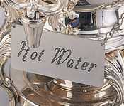 "Cal-Mil 3.5"" x 1.5"" Spigot Gold Hot Water Chain 686929"