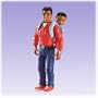 Loving Family Dad and Baby African-American Dolls