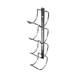 WingIts TV4TFS21BS 4-Tier Infinity Towel Vine, SCOOP Design, Polished Stainless Steel