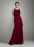 Davids Bridal Long Sleeveless Chiffon Dress with Beaded Neck Style 47236D 31M6hPDU9TL. SL160 Davids Bridal Long Sleeveless Chiffon Dress with Beaded Neck Style 47236D