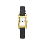 Bulova Women's 64L100 Goldtone Swiss Quartz Satin Strap Watch