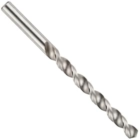 Cleveland C03106 2012 Style 118 Degree Size 5/16" High Speed Steel High Helix Jobbers' Drill Bit With Straight Shank