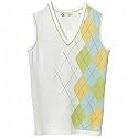 Tehama Ladies V-Neck Argyle Sweater Vest