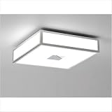 Astro 0584 2G11 Mashiko Ceiling Light excluding 2 x 18 Watt CFL Bulbs, Chrome