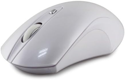 unihandbag White USB Mouse Mice Noiseless Silent Quiet For Laptop PC Mac 2.4GHz Optical Wireless