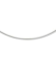 14k White Gold 16in 2mm Neckwire Necklace. Metal Wt- 9.39g