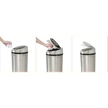 iTouchless 42 Liter Automatic Stainless Steel Touchless Trash Can NX