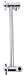 10" Adjustable Chrome Shower Head Extension Swing Arm