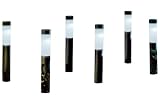 from Black Black Bollard Style Solar Lights - Set of 6