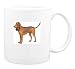 Mug with hound, standing, pet, dog, brown