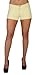 Basic Short Shorts Premium Stretch French Terry Moleton With a gentle butt lifting stitching in Pastel yellow Size M