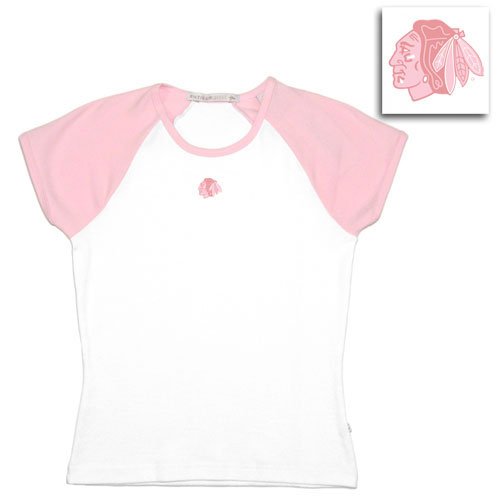 Antigua Chicago Blackhawks Women's All-Star T-Shirt - BLACKHAWKS PINK Extra Large