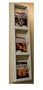 (MR-13) Solid Wood Triple On the Wall Waiting Room Magazine Rack, Your choice of Enamel Finish, or Stain Finish 2.5" Deep, wall or surface mounts with only two screws