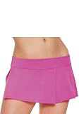 Lycra Micro Mini Skirt (Neon Pink;Small/Medium)