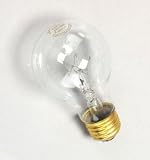 Incandescent Light Bulb, Long Life A-19, 20,000 Hours, 60 Watt, Clear