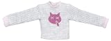 Snotty cat A/W ロングスリーブTシャツ オフ白×ピンク