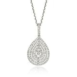 1.15 ct. t.w. Diamond Necklace In 14kt White Gold. 16.5