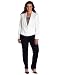 AK Anne Klein Women's 1 Button Buckle Detail Jacket AK Anne Klein Women's 1 Button Buckle Detail Jacket