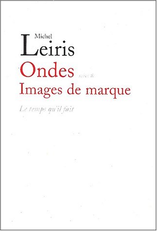 Ondes suivi de Images de marque