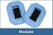 Attaches to the AquaJogger® Belt for extra buoyancy. Loops anywhere around the AquaJogger®'s black elastic beltSoft, flexible premium EVA foam Adds buoyancy, support, and resistance Distributes buoyancy to targeted areas Can be used as hand paddles Sold in pairs 